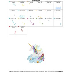 Artistic Unicorn-6 Embroidery Design Pattern-2