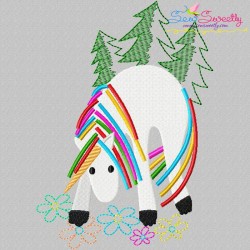 Artistic Unicorns Embroidery Design Bundle-7