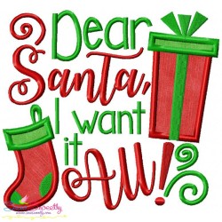 Christmas Lettering Embroidery Design Bundle-2