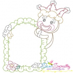 Vintage Stitch Christmas Frames Embroidery Design Bundle-6