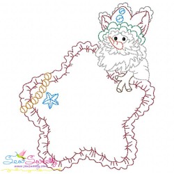 Vintage Stitch Christmas Frames Embroidery Design Bundle-10