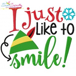Christmas Elves And Lettering Embroidery Design Bundle-2
