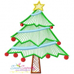 Bean Stitch Christmas Embroidery Design Bundle-7