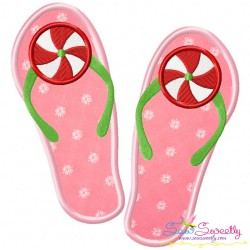 Peppermint Flops Applique Design Pattern-1