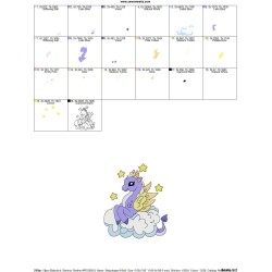 Baby Dragon-8 Embroidery Design Pattern-2