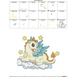 Baby Dragon-6 Embroidery Design Pattern-2