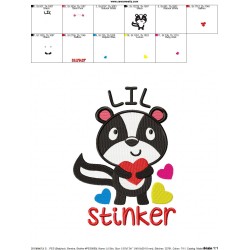 Lil Stinker Machine Embroidery Design Pattern-2