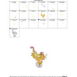 Baby Dragon-5 Embroidery Design Pattern-2