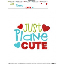 Just Plane Cute Embroidery Design Pattern-2
