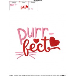 Purrfect Embroidery Design Pattern-2