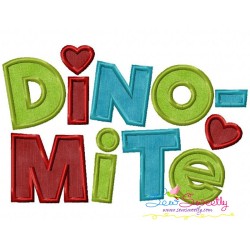 Dinomite Applique Design Pattern-1