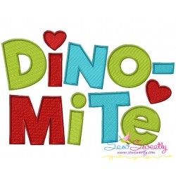 Dinomite Embroidery Design Pattern-1