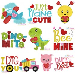 Valentine's Day Embroidery Design Bundle-1