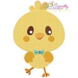 Cute Easter Chick Embroidery Design Pattern-1