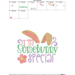 I am Some Bunny Special Embroidery Design Pattern-2