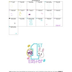 My 1st Easter Applique Design Pattern-2