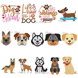Big Dog Breeds Embroidery Design Bundle-1