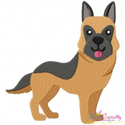 Big Dog Breeds Embroidery Design Bundle-8