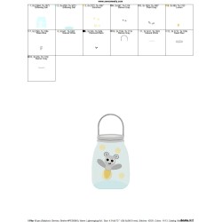 Lightning Bug Embroidery Design Pattern-2