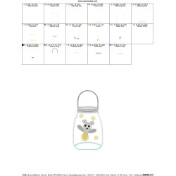 Lightning Bug Applique Design Pattern-2