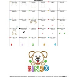 Bingo Nursery Rhyme Applique Design Pattern-2