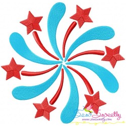 Firework Machine Embroidery Design Pattern-1