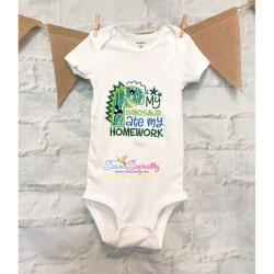 My Dinosaur Ate My Homework Applique Design Pattern-2