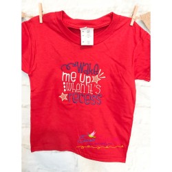 Wake Me Up When It's Recess Embroidery Design Pattern-3
