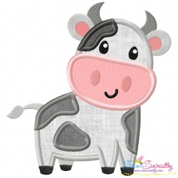 Cute Cow Applique Design Pattern-4