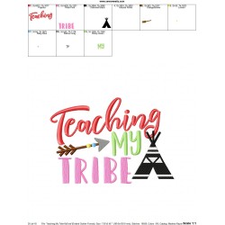Teaching My Tribe Embroidery Design Pattern-3