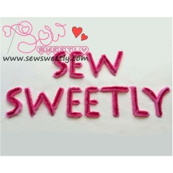 Velvet Style Embroidery Font-1-3