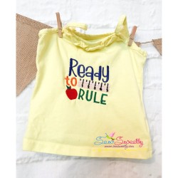 Ready To Rule Embroidery Design Pattern-3