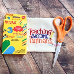 Teaching Awesome Humans Embroidery Design Pattern-2