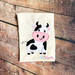 Cute Cow Applique Design Pattern-3
