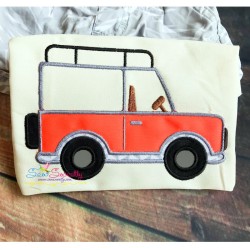 Safari Truck Applique Design Pattern-2
