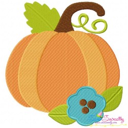 Fall And Thanksgiving Embroidery Design Bundle-10
