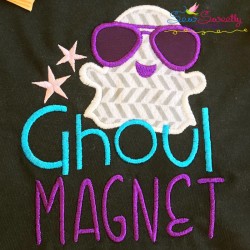 Ghoul Magnet Lettering Applique Design Pattern-1