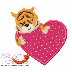 Safari Valentine-8 Applique Design Pattern-2