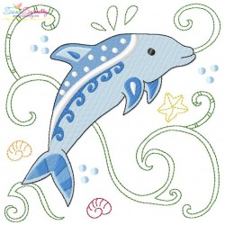 Sea Life Blocks Embroidery Design Bundle-8