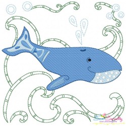 Sea Life Blocks Embroidery Design Bundle-12