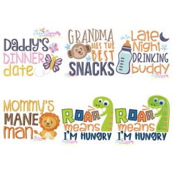 Baby Lettering Embroidery Design Bundle-1