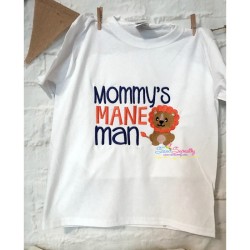 Mommy's Mane Man Embroidery Design Pattern-2