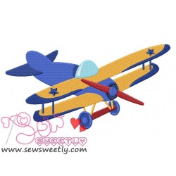 Airplane-1 Embroidery Design Pattern-2