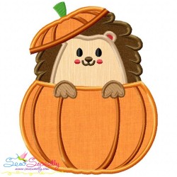 Fall Hedgehogs Boy Applique Design Bundle-6