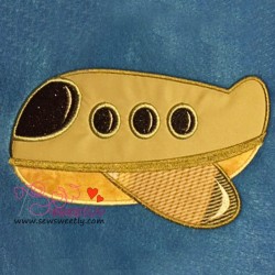 Airplane-4 Applique Design Pattern-1