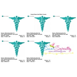 Medical Symbol Embroidery Design Pattern-2