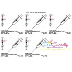 Syringe Applique Design Pattern-2