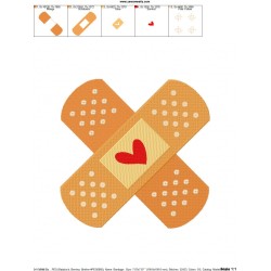 Bandage Embroidery Design Pattern-3
