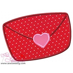 Love Letter Applique Design Pattern-1