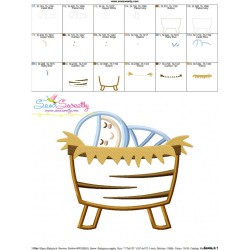 Baby Jesus Applique Design Pattern-3